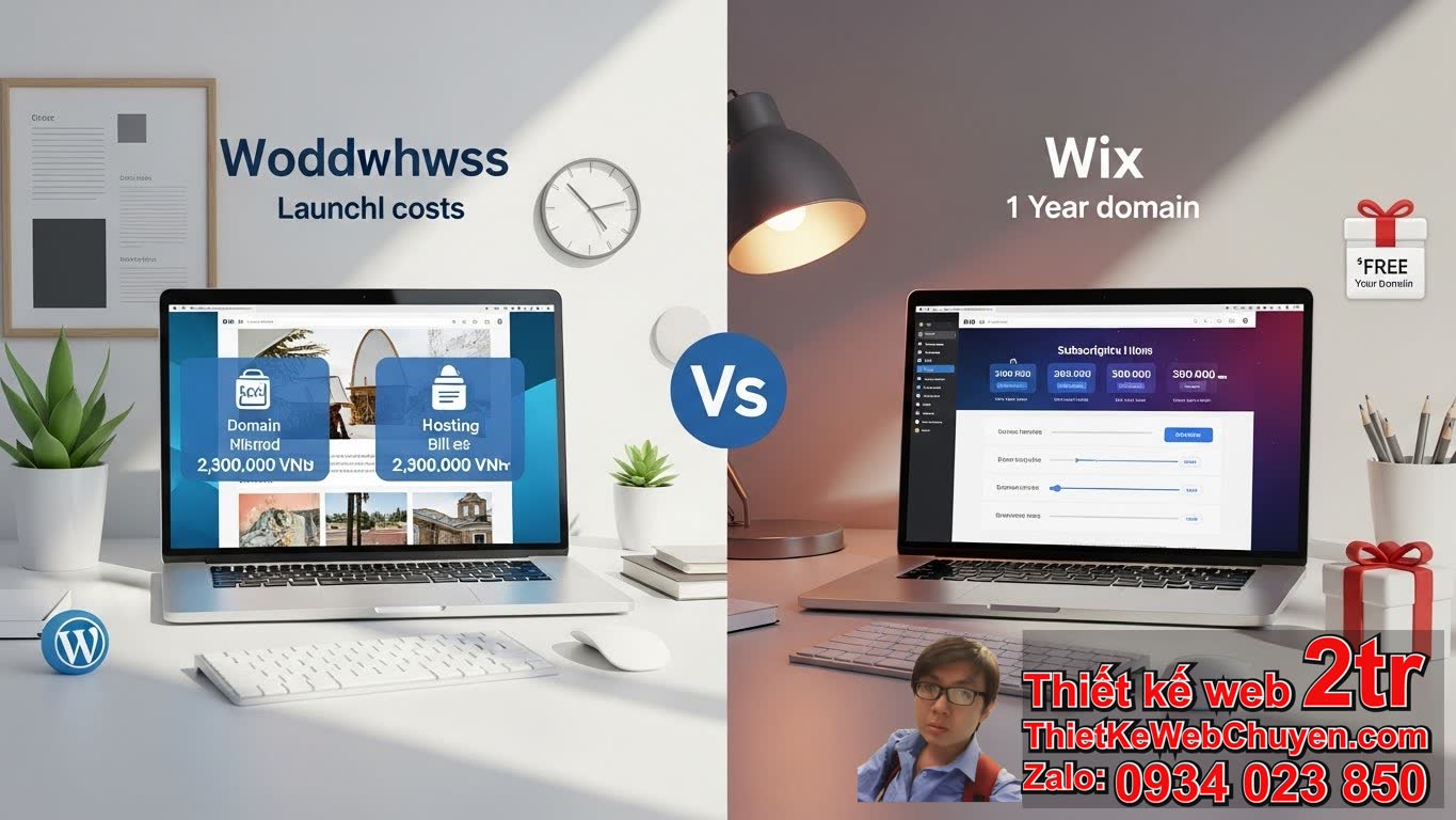 WordPress và Wix cái nào rẻ hơn về chi phí ban đầu?