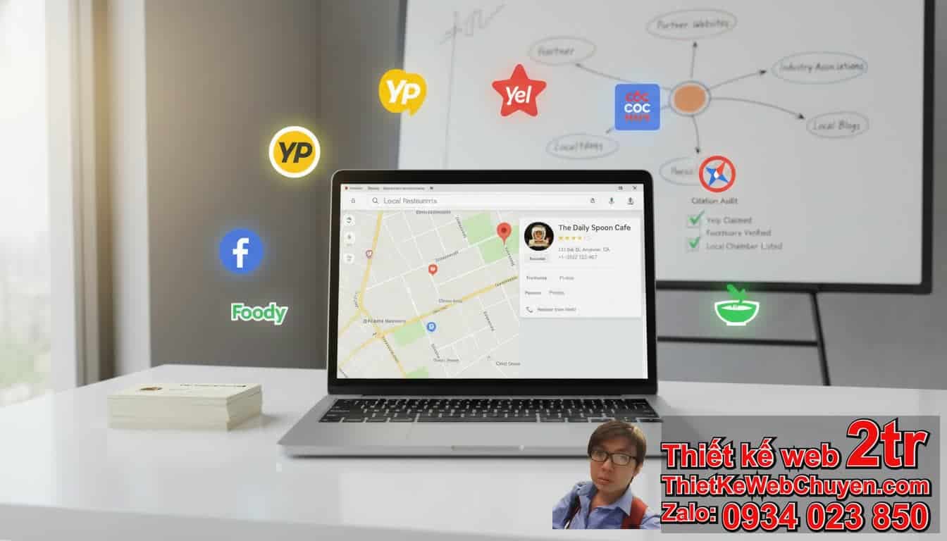 Xây dựng liên kết địa phương (Local Citations) để SEO Google Maps để lên top
local