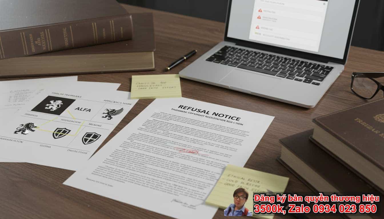 Xử lý thế nào khi hồ sơ đăng ký bản quyền nhãn hiệu bị từ chối: Hiểu rõ lý do từ
chối là gì?