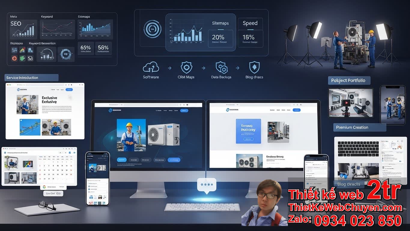 Yếu Tố Nào Ảnh Hưởng Đến Chi Phí Thiết Kế Web Công Ty Cơ Điện Lạnh Bao Nhiêu
Tiền?